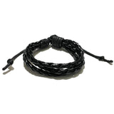 Black Triple Layer Knot Bracelet