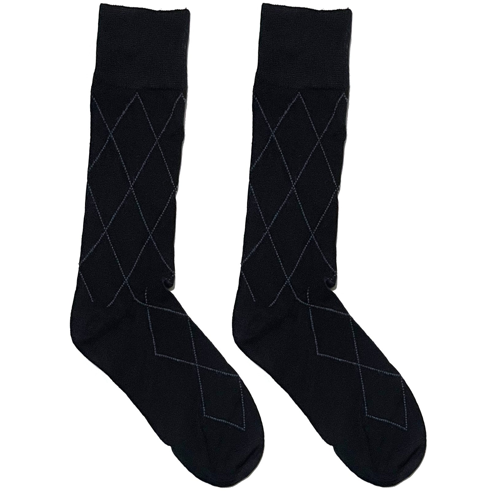 Black And Blue Diamond Socks