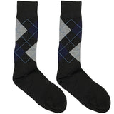 Black And Blue Diamond Socks