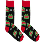 Black And Red Christmas Sweater Socks