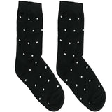 Black And White Polka Dots Short Crew Socks