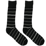 Black And White Stripe Socks