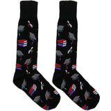 Black Graduate Socks
