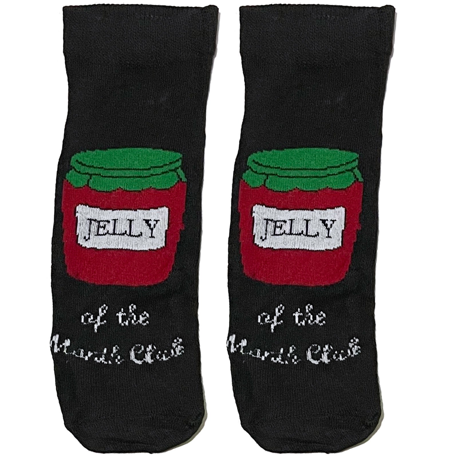 Black Jelly Jar Ankle Socks