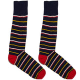 Blue And Red Stripe Socks