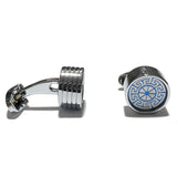 Blue And Silver Prestige Cuff Link