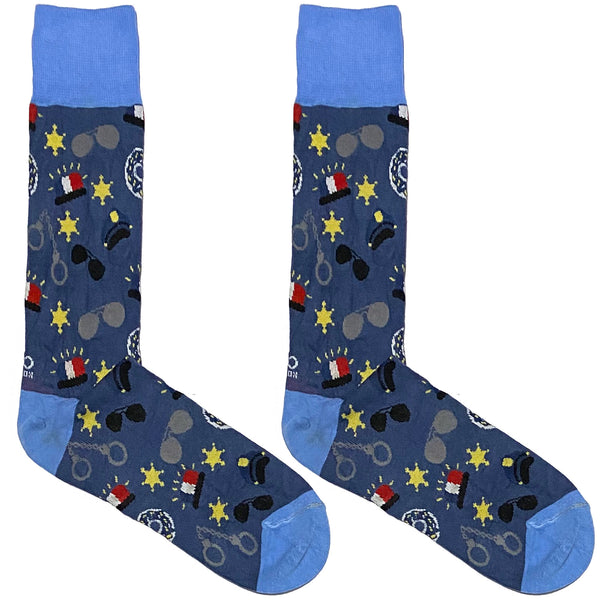 Blue Cop Socks – themensden.pk