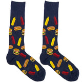 Blue Fast Food Socks