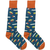 Blue Fish World Socks