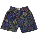 Blue Floral Cotton Boxers