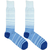 Blue Gradient Stripe Socks