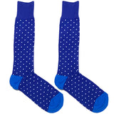 Blue Polka Socks