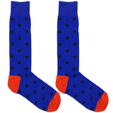 Blue Polka Socks