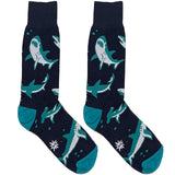 Blue Shark Socks