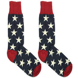 Blue And Red Stars Socks