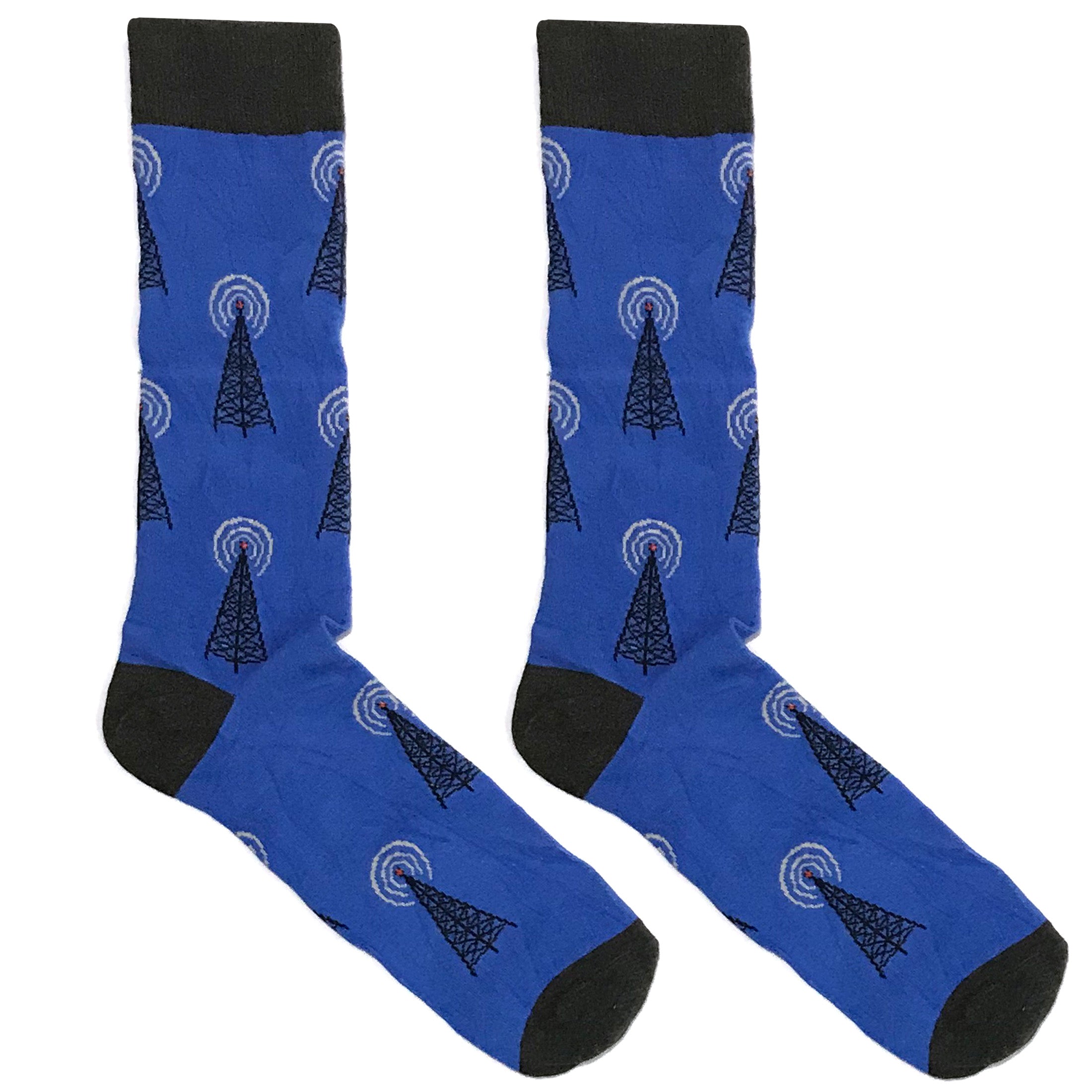 Blue Tower Socks