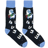 Blue Unicorn Socks