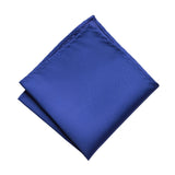 Solid Blue Pocket Square