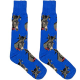 Blue Donkey Socks