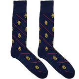 Blue RL Polo Diagonal Royal Socks