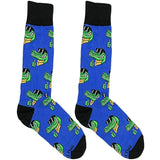 Blue Rocking Alligator Socks