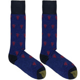 Blue Scorpio Stripe Socks