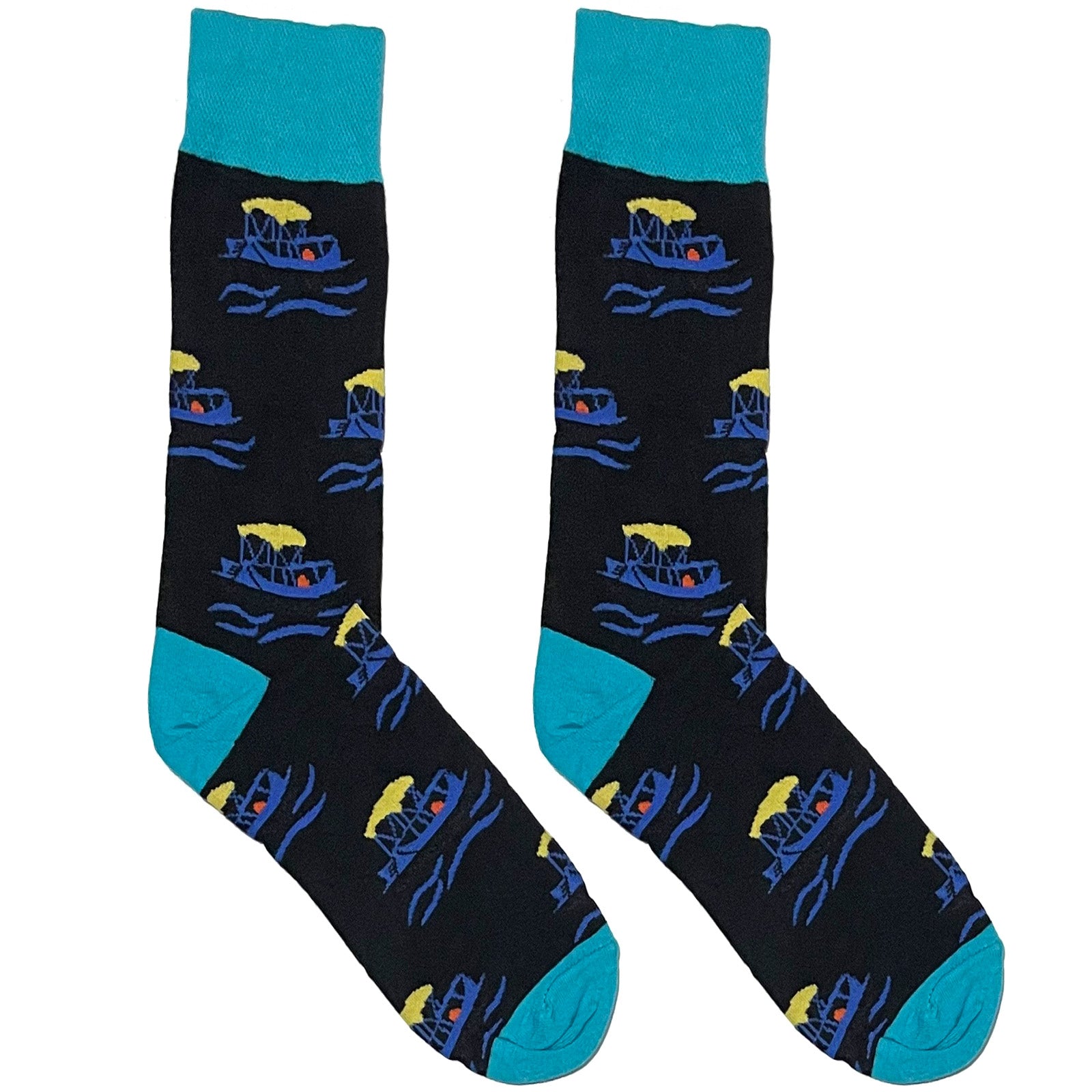 Blue Ship Socks