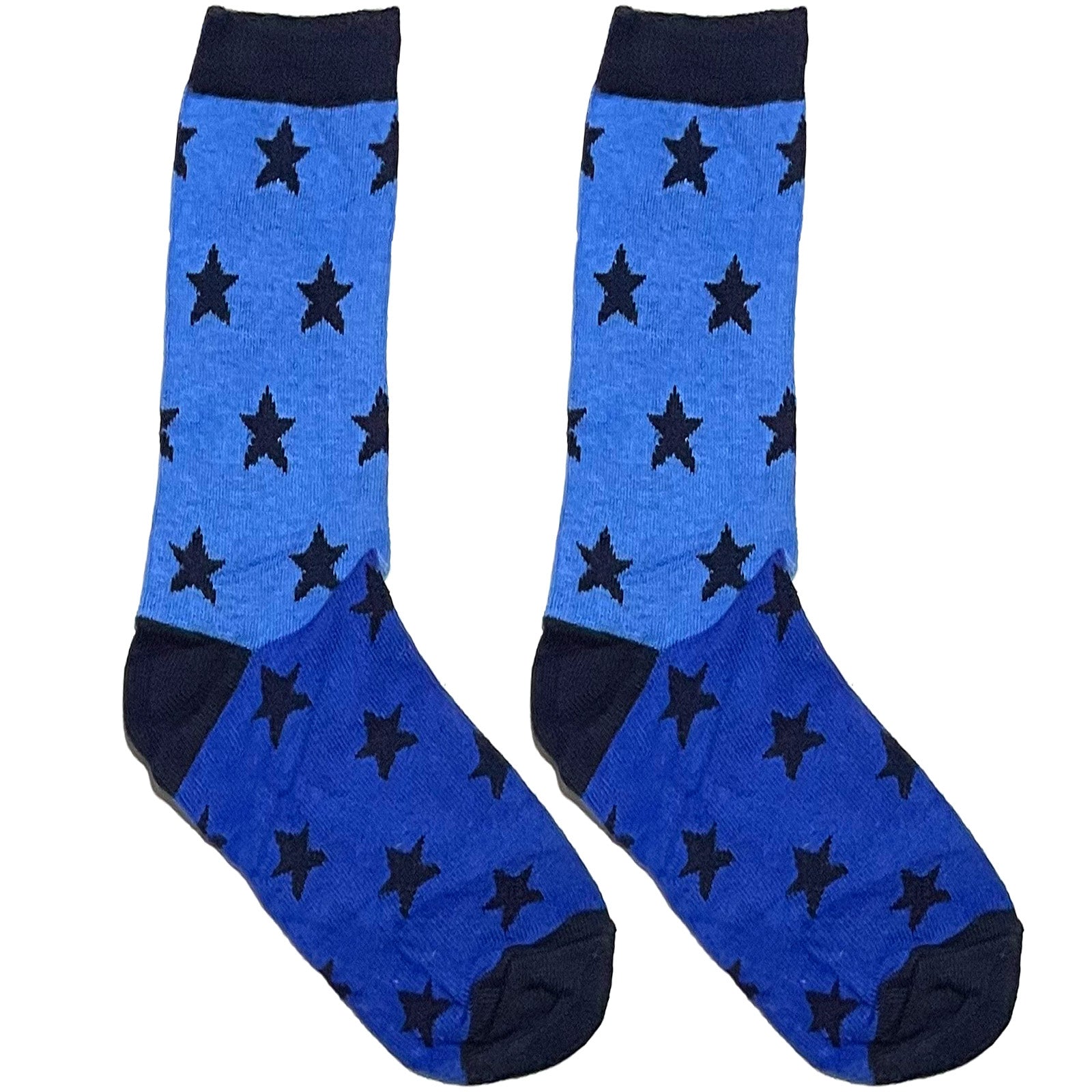 Blue Stars Short Crew Socks