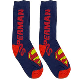 Blue Superman Short Crew Socks