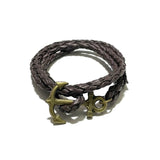 Brown Anchor Bracelet