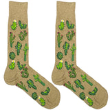 Brown Cactus Socks