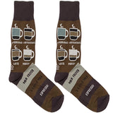 Brown Coffee Lover Socks