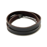 Brown Leather Belt Bracelet