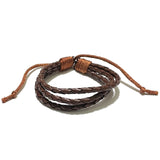 Brown Triple Layer Knot Bracelet