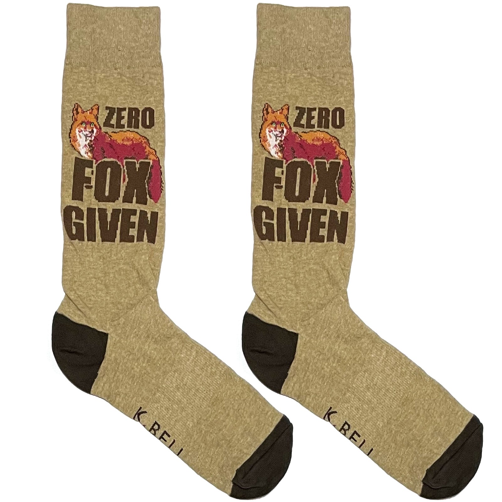 Brown Zero Fox Given Socks