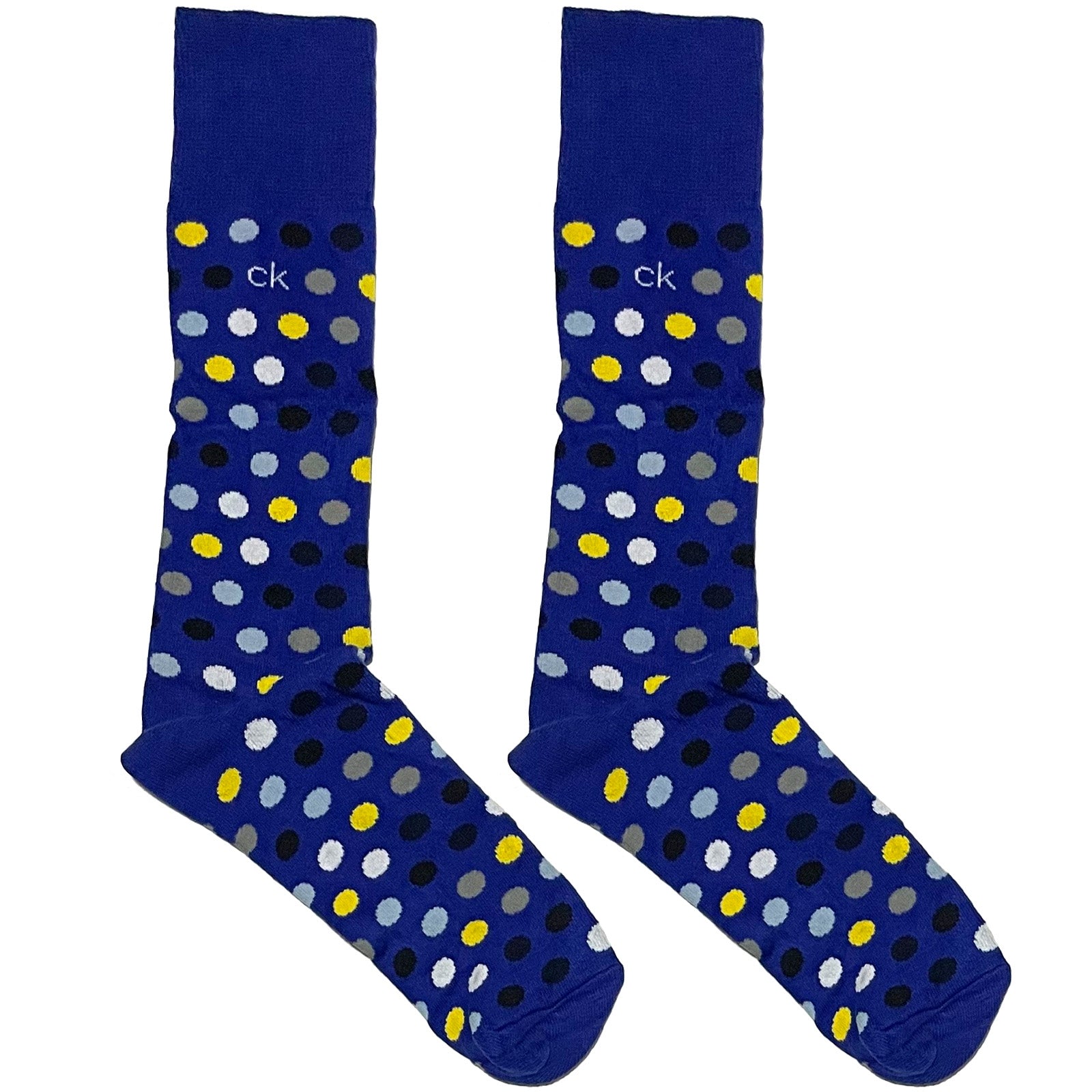 CK Blue Polka Socks