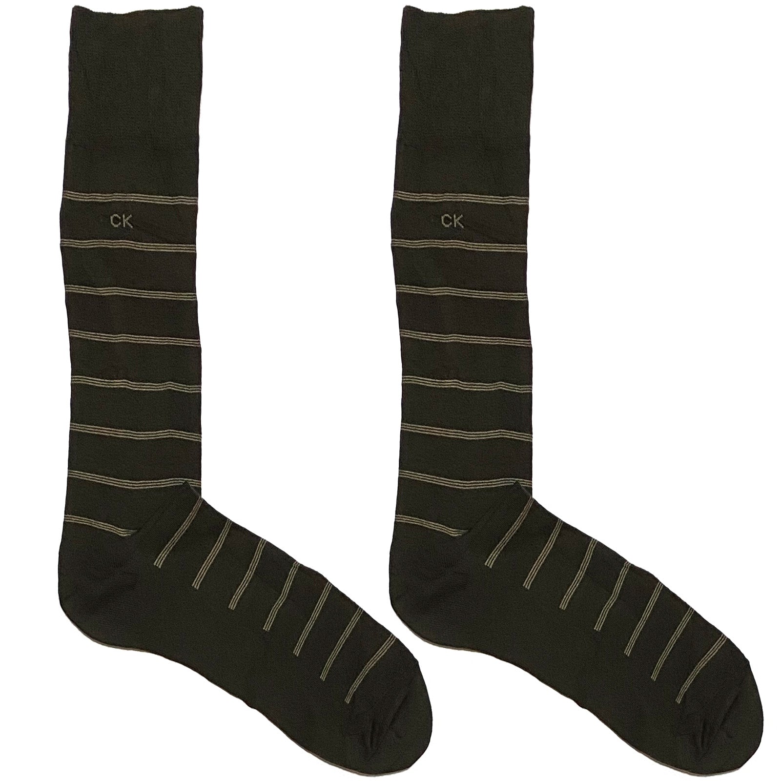 CK Dark Brown Stripe Socks