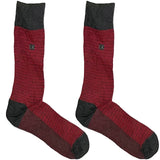 CK Grey And Red Stripe Socks