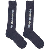 CK Grey Centre Diamond Socks