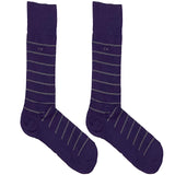 CK Purple And White Stripe Socks