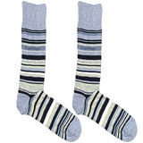 Ck Grey And Blue Stripes Socks