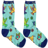 Colorful Bird Short Crew Socks