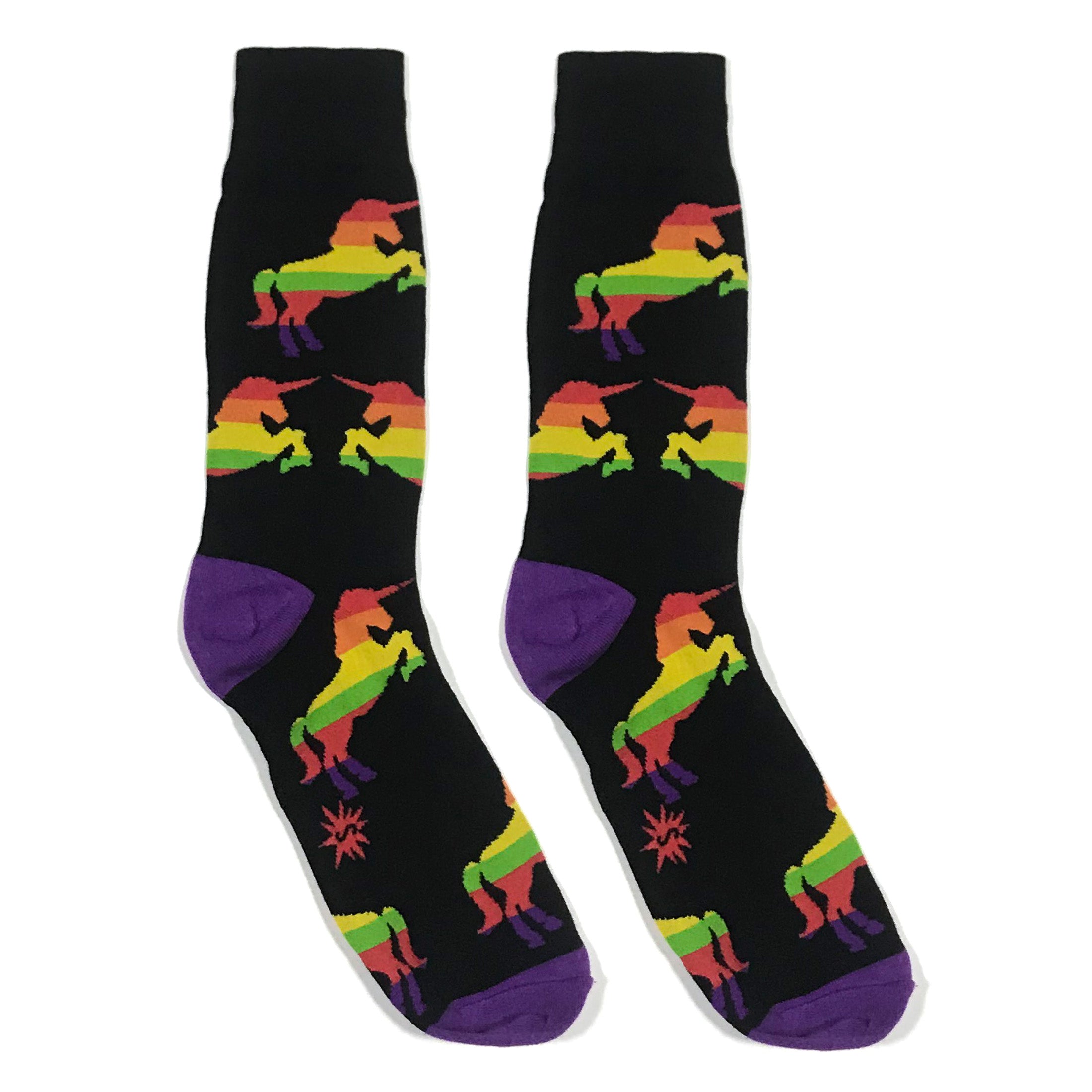 Multi-Colored Unicorn Socks