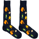 Dark Blue Camping Socks