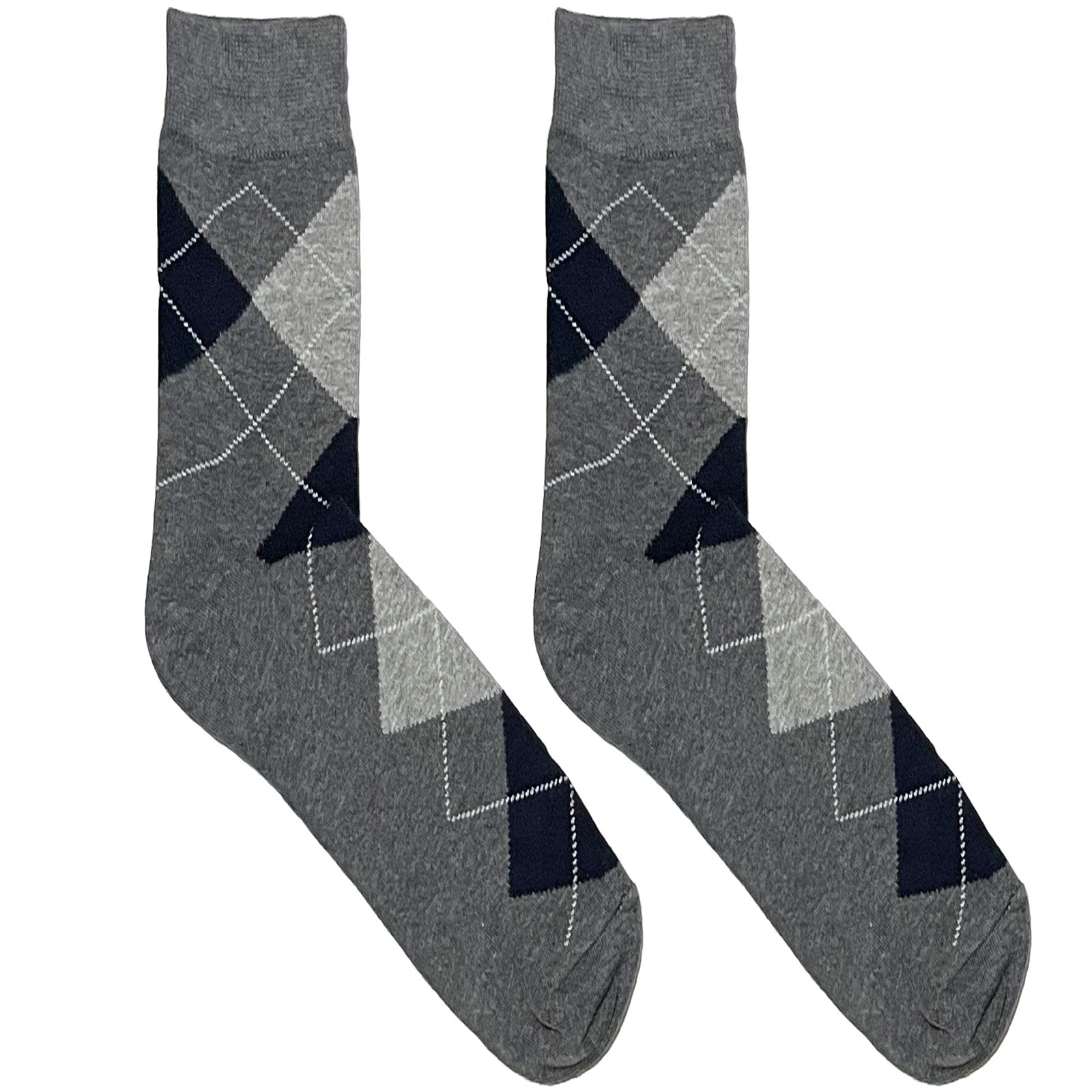 Dark Grey And Blue Diamond Socks – themensden.pk