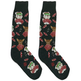 Dog And Deer Christmas Socks