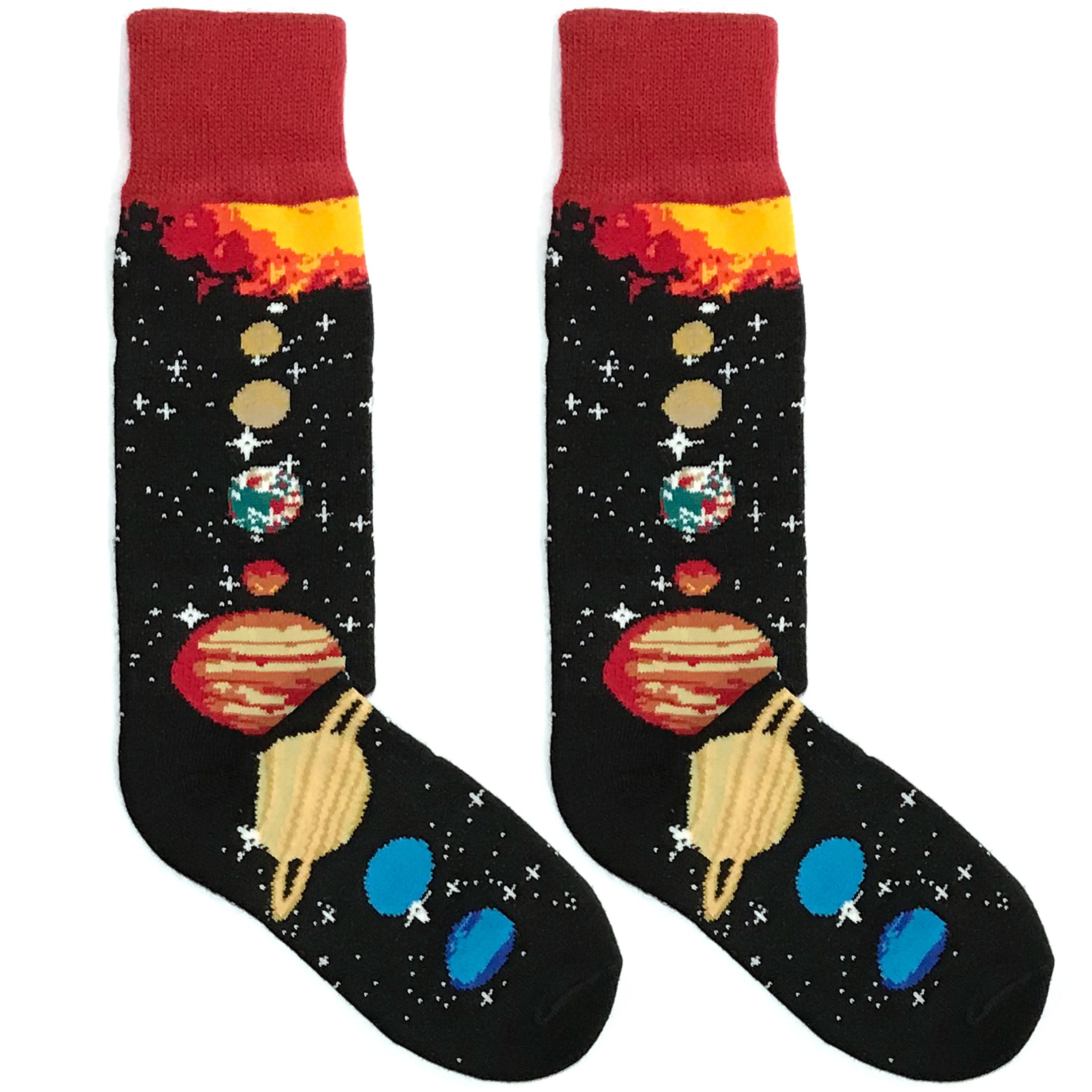 Flaming Universe Socks