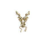 Gold Markhor Lapel Pin