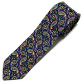 Green And Blue Floral Tie