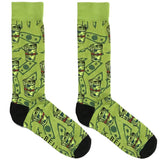 Green Dollar Bill Socks